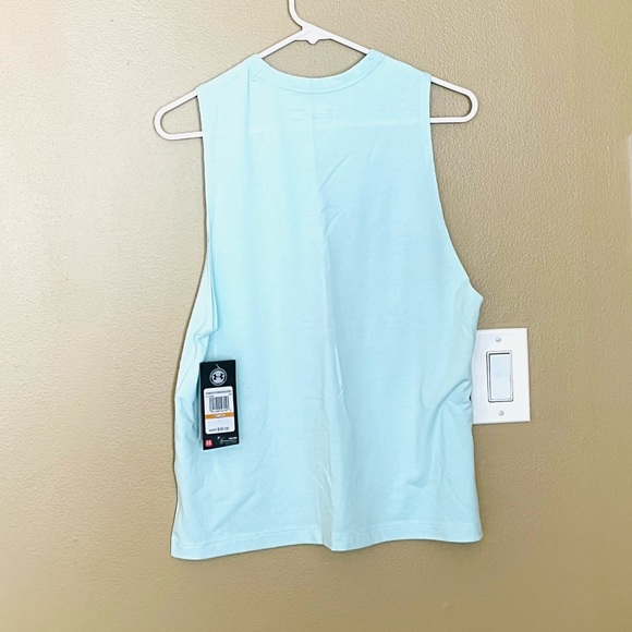 NEW UNDER ARMOUR TOP TANK WOMENS SHIRT MINT WHITE size SMALL - Picture 6 of 11